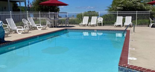 closer view of resort pool